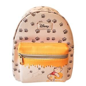 LNew-Winnie the Pooh Loungefly Disney "oh, bother!" Honey Bees Mini Backpack